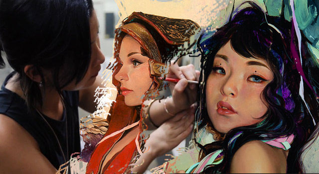 Soey Milk: la artista cuyo arte femenino evoca el romanticismo de Klimt
